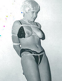 vintage bondage drawing