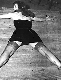 vintage bondage drawing